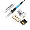 50pcs 110v 60w bois stylo à brûler ensemble pochoir astuces de soudage outils pyrogravure kit