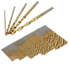 50PCS 1/1.5/2/2.5/3mm HSS Recouvert de Titane Haute Vitesse Forage Acier Bit Kit