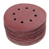 50pcs 125mm 8 Trous Crochet Boucle Disques de Ponçage 40/60/80/100/120 Grit Sander Pad Set