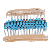 50pcs 1W 150KR résistance à film métallique 1% résistance 150K ohm