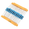 50pcs 1W 20KR résistance à film métallique 1% résistance 20K ohm