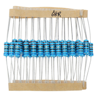 50pcs 1W 68R résistance à film métallique 1% résistance 68 ohm