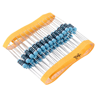 50pcs 1W 910R Résistance à Film Métallique 1% Résistance 910 ohms