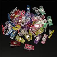 50pcs 27x10x15mm trombones en plastique elliot dossier de pinces