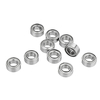 50pcs 5x10x4mm roulement à billes à gorge profonde blindé scellé en métal MR105ZZ