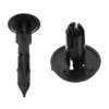 50pcs 6mm clip de fixation de voiture de pare-chocs pare-chocs pour pare-chocs pour Honda