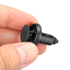 50pcs 8mm en plastique noir garniture de porte moulure clip de retenue panneau de fixation de voiture clip pour Toyota