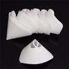 50pcs 9.5x16cm entonnoir de crépine en papier Nylon filtre maille conique blanc