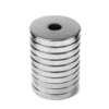 50pcs aimant néodyme NdFeB 20x3mm avec aimants à anneau fraisé de 3 mm de trou