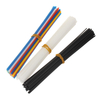 50pcs baguettes de soudage en plastique PP / PVC multicolores pour réparations bâtons de soudage en plastique 2.5x5mm