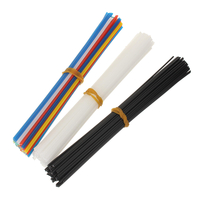 50pcs baguettes de soudage en plastique PP / PVC multicolores pour réparations bâtons de soudage en plastique 2.5x5mm