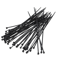 50pcs Blanc Noir 3x150mm Attaches de câble Outils de fabrication modèle