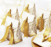 50pcs boîte-cadeau de bonbons de mariage créative fête de mariage boîtes de papier cadeau de bonbons au chocolat