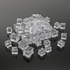 50Pcs Cristal Clair Artificielle Acrylique Glace Cube Carré Décor Photo Photographie Accessoires Décorations