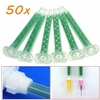 50pcs F6-16 Vert AB Colle Tube De Mélange Bouche Statique Section 16 Buses