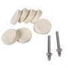 50pcs feutre de polissage de la roue de polissage des tampons tampon Dremel