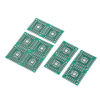 50Pcs HTQFP QFN48 à DIP48 QFN44 0.5mm QFP48 QFP44 PQFP LQFP Plaque Adaptateur