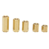 50pcs m3 laiton femelle hex filetée écarteurs entretoise écrou 4/6/8/10 / 12mm