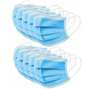 50pcs masque facial jetable respirateur de protection anti-poussière à 3 couches