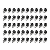 50pcs Nylon Goupille de poussette pour Ford pour Hummer pour GM Torrent Equinox