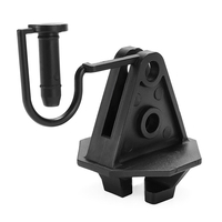 50pcs Pin Lock ongles isolateurs pour clôture électrique avec câble de poteau en acier électrique fil clôture
