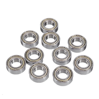 50pcs roulement à billes à gorge profonde blindé en acier 16mmx8mmx5mm 688ZZ