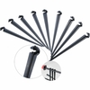 50pcs support de goutte à goutte dirrigation enjeux 1/4 pouce titulaire de tuyau de tuyauterie pour les jardins pot