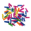 50pcs très petite taille 25mm mini clips en bois naturel pinces photo pince à linge artisanat décorations clip