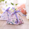 50 PCS Fleur De Printemps Boîtes De Bonbons Papier Décorations De Fête De Mariage Faveur Boîtes Sucrées Sacs Rubans Tags