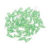 50pcs / Set 1/2  Aiguille de distribution à embout émoussé avec protecteur transparent pour remplissage et mes