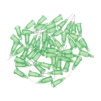 50pcs / Set 1/2  Aiguille de distribution à embout émoussé avec protecteur transparent pour remplissage et mes
