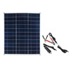 50W 18VDC 60x50cm Panneau solaire flexible polycristallin avec câble de chargement + pince crocodile
