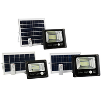 50W 80W 120W extérieur solaire PIR projecteur de jardin capteur de mouvement LED télécommande de sécurité