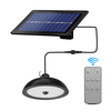 50W 900LM Applique Solaire avec Télécommande Polycristallin Induction Pendentif Lumière Étanche Super Lumineux Extérieur