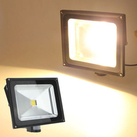 50w blanc chaud mouvement 4200lm pir 85-265V lumière crue de sécurité du capteur