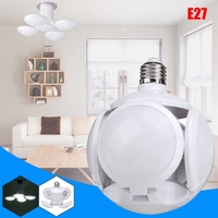 50W E27 Football UFO LED lampe de Garage atelier lumière pliante ampoule de plafond déformable AC165-265V