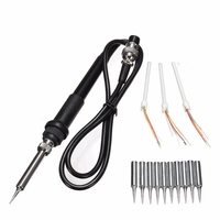 50w fer à souder + 10pcs soudure conseils + 3pcs chauffe pour station de retrabillage 852D+