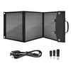 50W Panneaux Solaires Pliants 3 USB + DC Étanche Solaire Monocristallin Silicium Board Power Bank Chargeur Solaire BaG