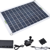 50W Solar Fountain Water Pump Kit Solar Panel Submersible Powered Pump Fish Pond Fountain Powered Garden Decorations Low