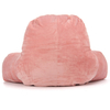 50x35x20cm respirant rose en peluche voiture dos oreiller accessoires intérieurs pour siège de voiture chaise de bureau