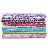 50x50cm 7 pièces feuille Patchwork bricolage couture Style mixte imprimé floral 100% coton tissu tissu matériel