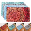 50x80cm fleur abstraite tapis de porte antidérapants tapis de sol tapis de bain tapis de bain