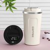 510ml Thermos Coffee Mug Stainless Steel Coffee Cup Temperature Display Vacuum Flask Thermal Tumbler Insulated Cup Water