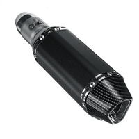 51mm moto déchappement silencieux tuyau modifié accessoires universel en acier inoxydable