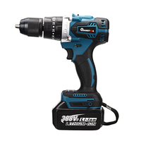 520N.m 4000 tr/min 3 en 1 électrique sans fil Hammer perceuse à percussion avec LED Batterie
