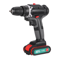 520N.m. Perceuse électrique sans fil 48V Perceuse électrique rechargeable avec mandrin 3/8 `` W / 1pc Batterie