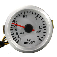 52mm automatique de voiture de presse indicateur de suralimentation affichage numérique de LED / vide