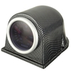 52mm Turbo jauge de boost pod de fibre de carbone mètres fumée visage psi universel
