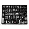 52pcs machine à coudre snap presseur pied ensemble kit multifonctionnel pour chanteur