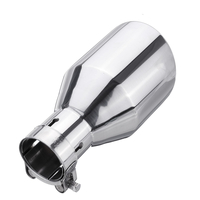 54-102mm arrière déchappement en acier inoxydable de tuyau rond de tuyau de silencieux de queue de silencieux unive